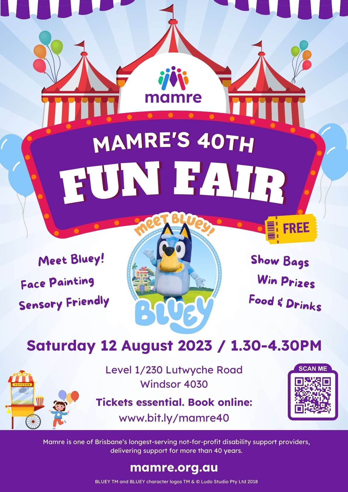 Mamre 40th Fun Fair Event Invitiation Flyer